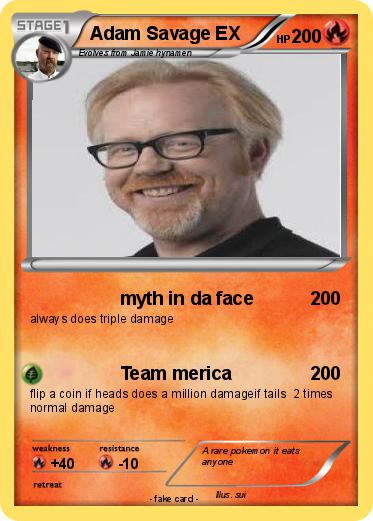 Pokemon Adam Savage EX