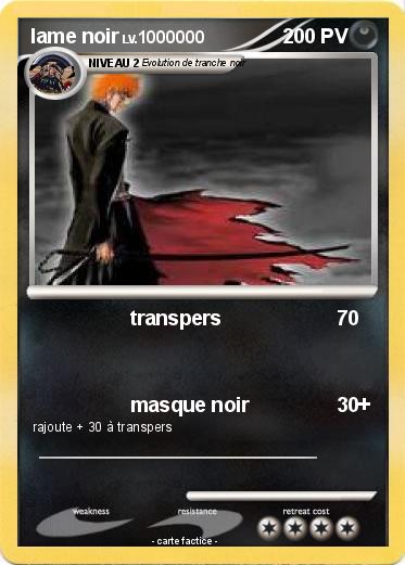 Pokemon lame noir