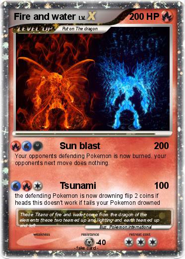 Pokemon Fire and water