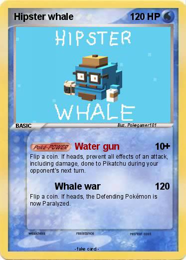 Pokemon Hipster whale