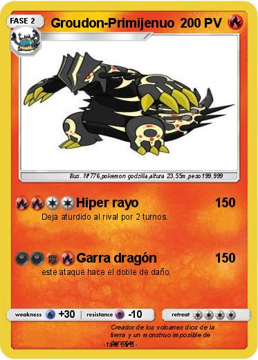 Pokemon Groudon-Primijenuo