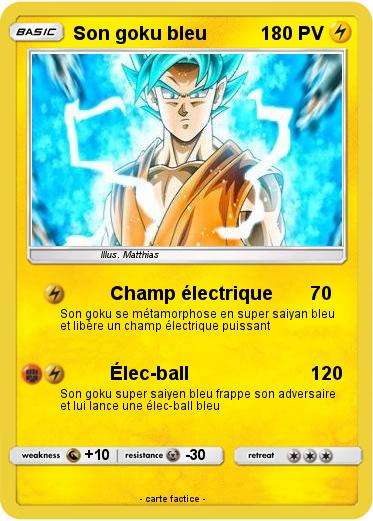 Pokemon Son goku bleu