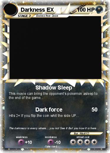 Pokemon Darkness EX