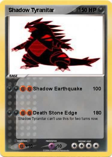 Pokemon Shadow Tyranitar