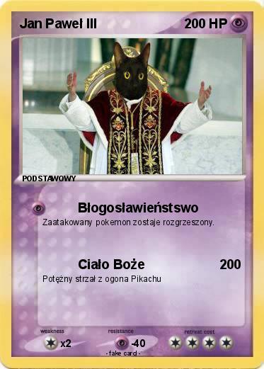 Pokemon Jan Paweł III
