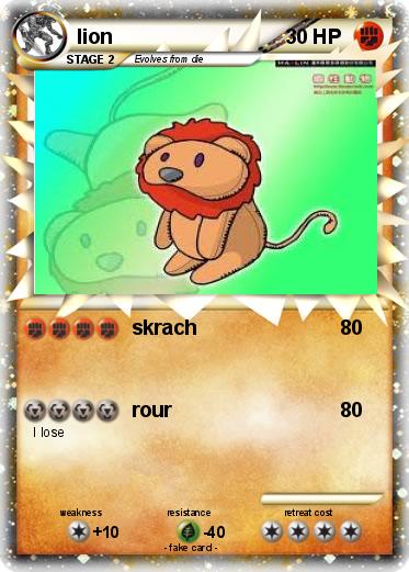 Pokemon lion
