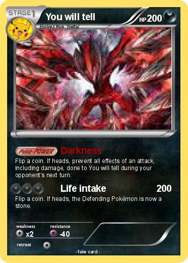 Pokemon You will tell