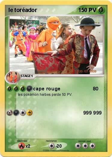 Pokemon le toréador