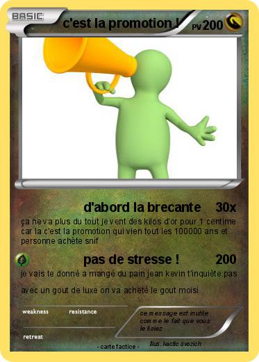 Pokemon c'est la promotion !