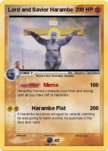Pokemon Lord and Savior Harambe