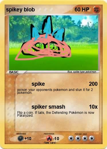 Pokemon spikey blob