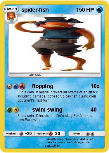 Pokemon spider-fish