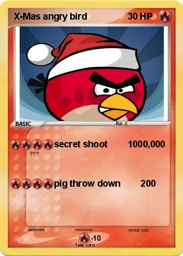 Pokemon X-Mas angry bird
