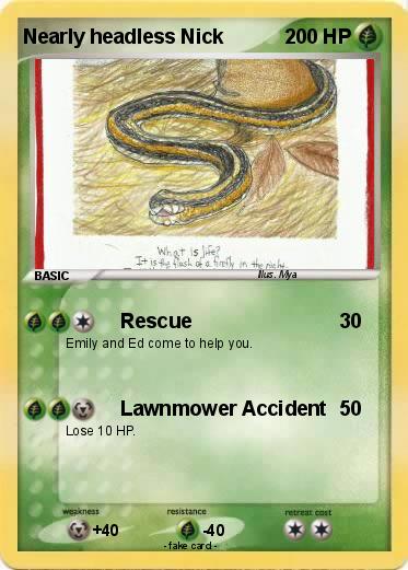 Pokemon Nearly headless Nick