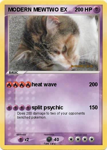 Pokemon MODERN MEWTWO EX
