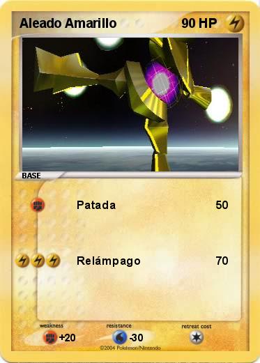 Pokemon Aleado Amarillo