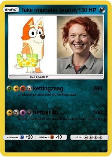 Pokemon fake imposter brandy