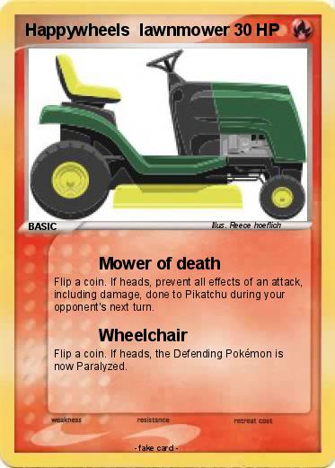 Pokemon Happywheels  lawnmower
