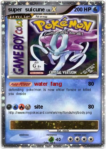 Pokemon super  suicune