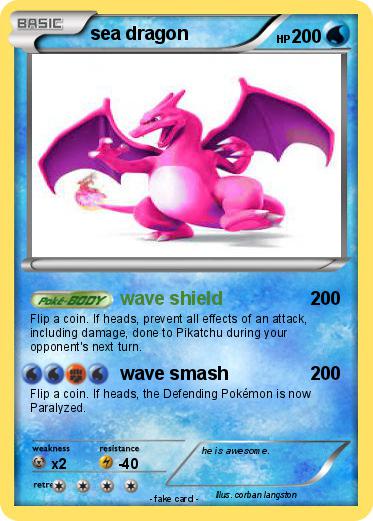 Pokemon sea dragon