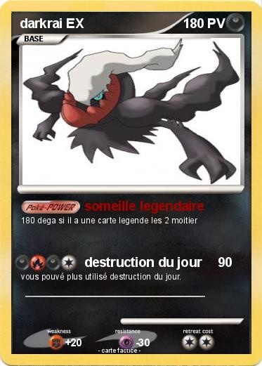 Pokemon darkrai EX