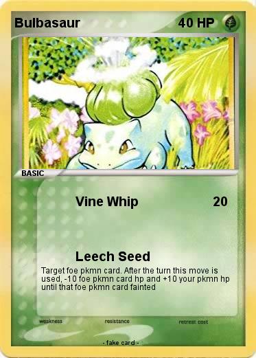 Pokemon Bulbasaur