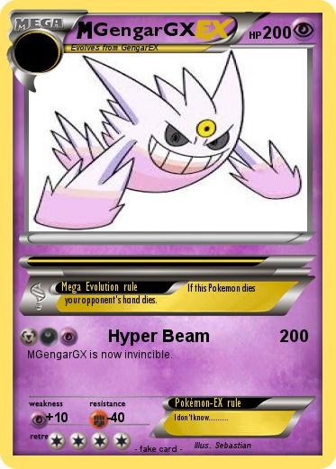 Pokemon GengarGX
