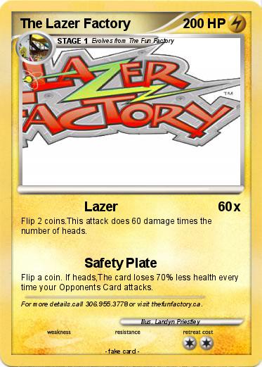 Pokemon The Lazer Factory