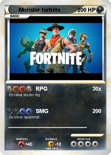 Pokemon Monster fortnite