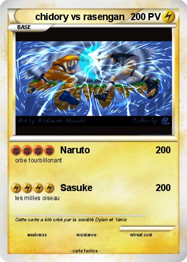 Pokemon chidory vs rasengan