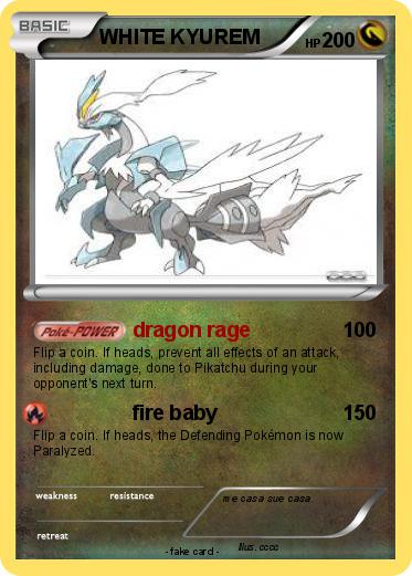 Pokemon WHITE KYUREM