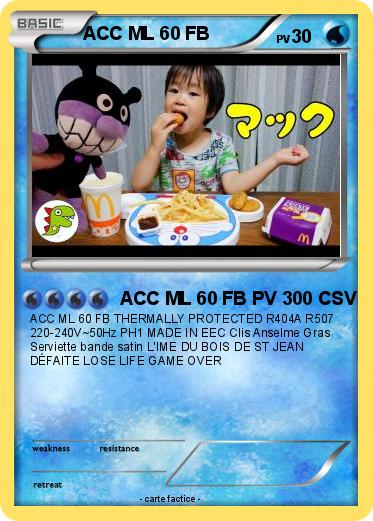 Pokemon ACC ML 60 FB