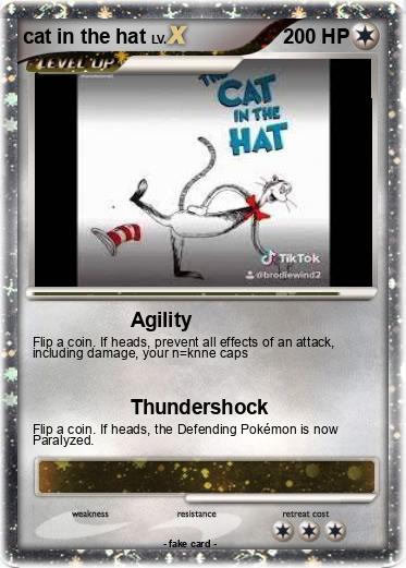 Pokemon cat in the hat