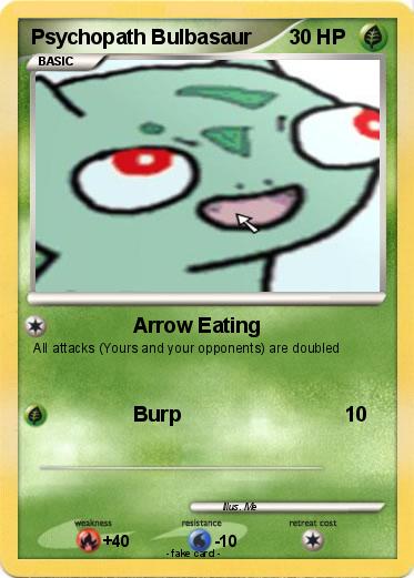 Pokemon Psychopath Bulbasaur