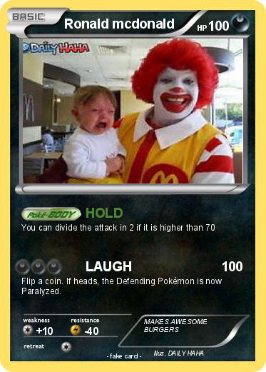 Pokemon Ronald mcdonald