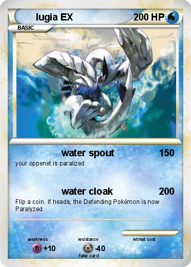 Pokemon lugia EX