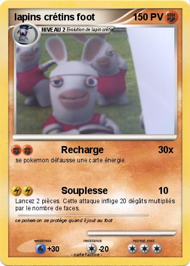 Pokemon lapins crétins foot