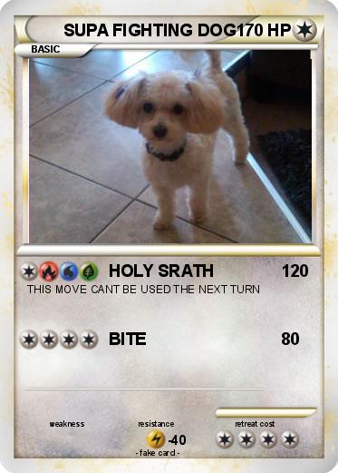 Pokemon SUPA FIGHTING DOG