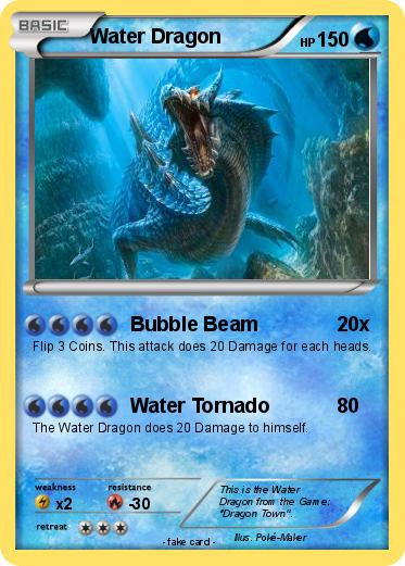 Pokemon Water Dragon