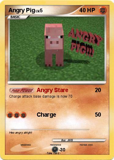 Pokemon Angry Pig