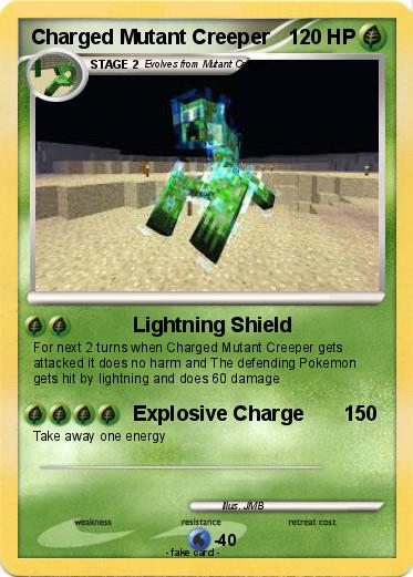 Pokemon Charged Mutant Creeper