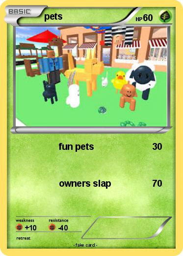 Pokemon pets