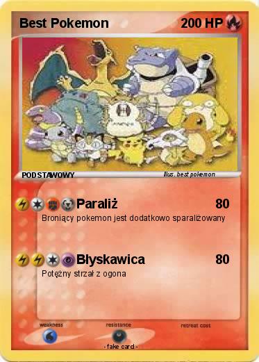 Pokemon Best Pokemon