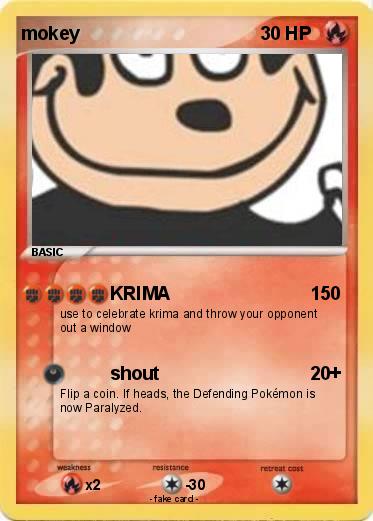 Pokemon mokey