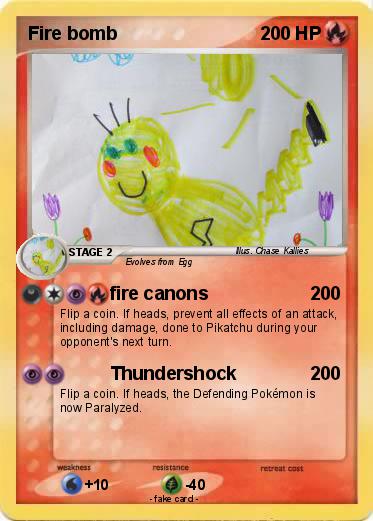 Pokemon Fire bomb