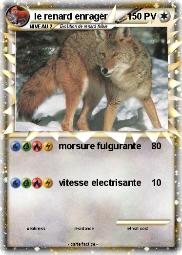 Pokemon le renard enrager