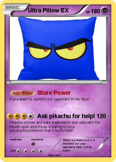 Pokemon Ultra Pillow EX