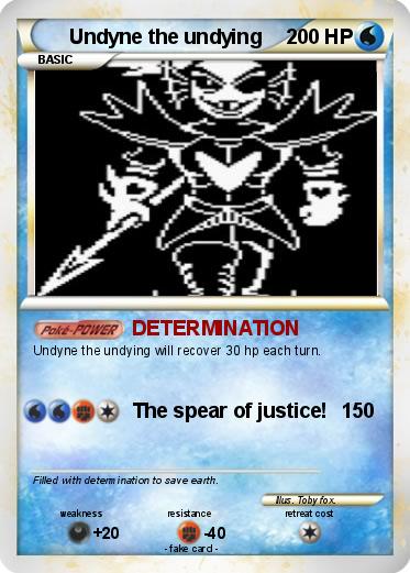 Pokemon Undyne the undying