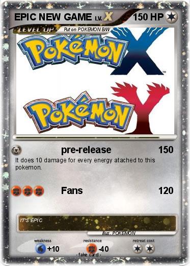 Pokemon EPIC NEW GAME