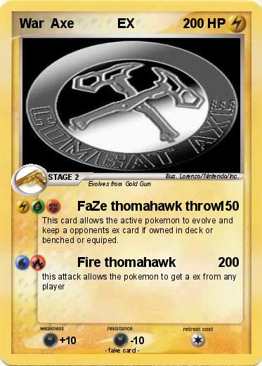 Pokemon War  Axe            EX